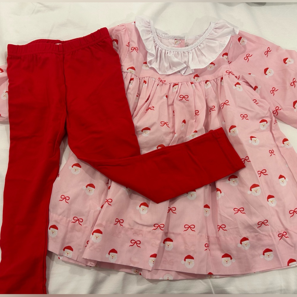 Santa Claus Kids Tunic Set